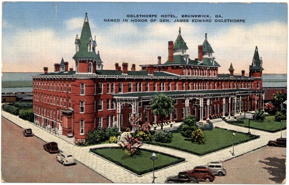 Oglethorpe Hotel, Brunswick, Georgia, named in honor of General James Edward Oglethorpe